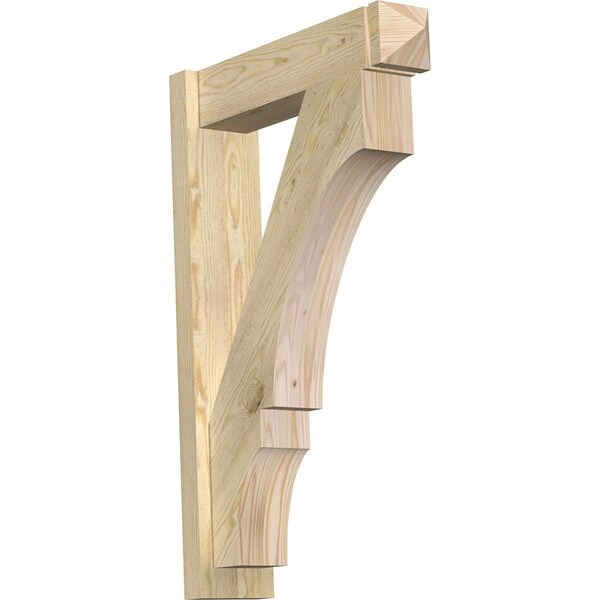 Ekena Millwork Balboa Arts & Crafts Rough Sawn Outlooker, Douglas Fir, 6"W x 24"D x 36"H OUT06X24X36BOA03RDF - main
